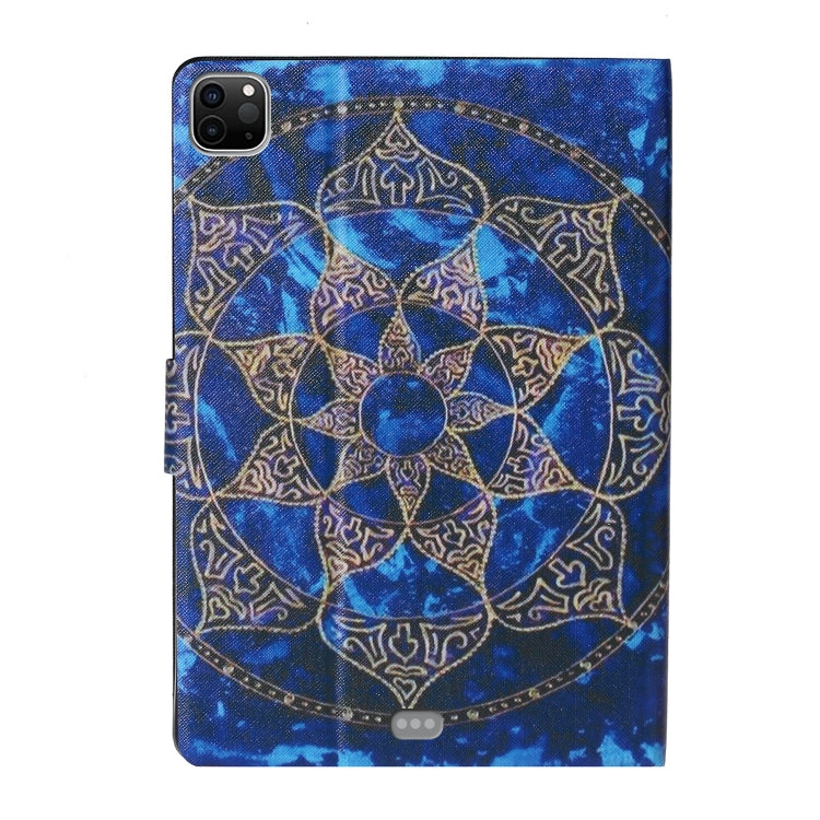 For iPad Pro 11 2024 Voltage Coloured Drawing Smart Leather Tablet Case(Blue Mandala) - iPad Pro 11 2024 Cases by PMC TechLife | Online Shopping South Africa | PMC TechLife | Buy Now Pay Later Mobicred