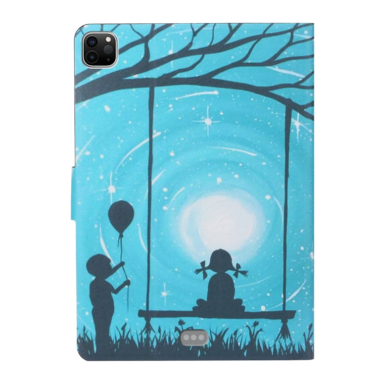 For iPad Pro 11 2024 Voltage Coloured Drawing Smart Leather Tablet Case(Lovers) - iPad Pro 11 2024 Cases by PMC TechLife | Online Shopping South Africa | PMC TechLife | Buy Now Pay Later Mobicred