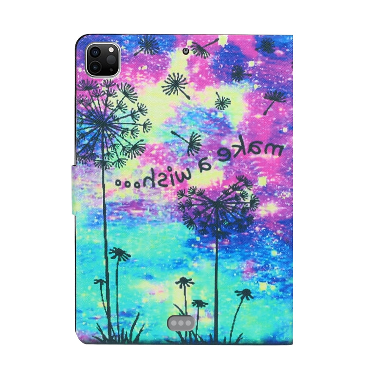 For iPad Pro 11 2024 Voltage Coloured Drawing Smart Leather Tablet Case(Dandelion) - iPad Pro 11 2024 Cases by PMC TechLife | Online Shopping South Africa | PMC TechLife | Buy Now Pay Later Mobicred