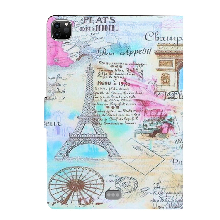 For iPad Pro 11 2024 Voltage Coloured Drawing Smart Leather Tablet Case(Iron Tower) - iPad Pro 11 2024 Cases by PMC TechLife | Online Shopping South Africa | PMC TechLife | Buy Now Pay Later Mobicred