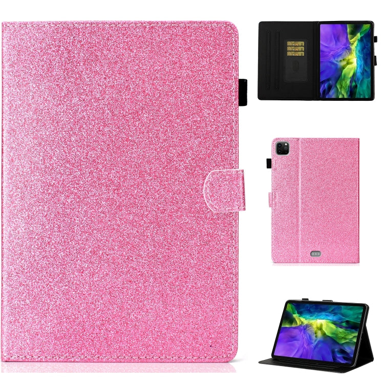 For iPad Pro 11 2024 Glitter Smart Leather Tablet Case(Pink) - iPad Pro 11 2024 Cases by PMC TechLife | Online Shopping South Africa | PMC TechLife | Buy Now Pay Later Mobicred