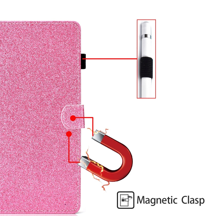 For iPad Pro 11 2024 Glitter Smart Leather Tablet Case(Pink) - iPad Pro 11 2024 Cases by PMC TechLife | Online Shopping South Africa | PMC TechLife | Buy Now Pay Later Mobicred