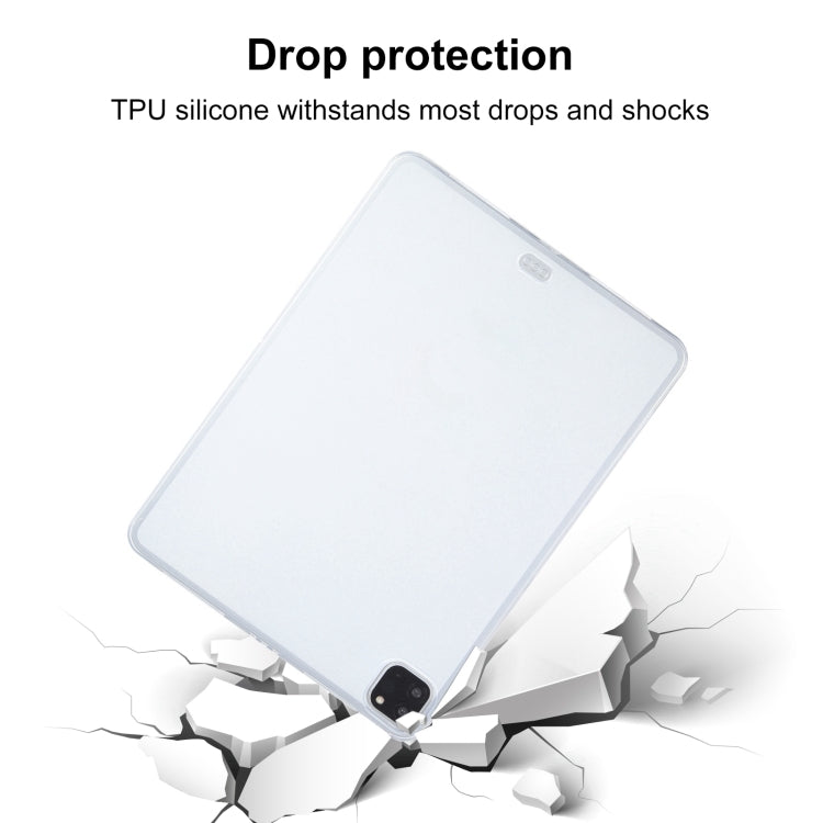For iPad Air 13 2024 TPU Tablet Case(Frosted Clear) - iPad Air 13 2024 Cases by PMC TechLife | Online Shopping South Africa | PMC TechLife | Buy Now Pay Later Mobicred