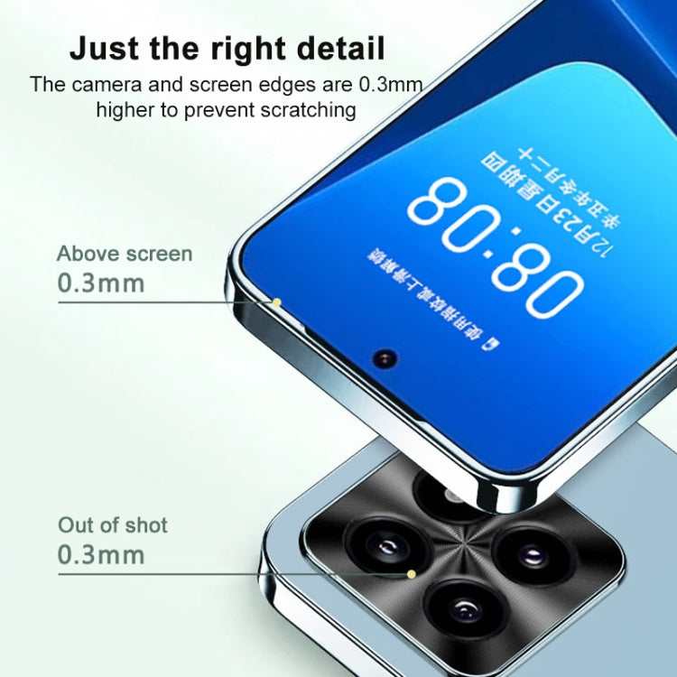 For Xiaomi Redmi K70 Pro AG Frosted Electroplating Acrylic Phone Case(Black) - Xiaomi Cases by PMC Jewellery | Online Shopping South Africa | PMC Jewellery | Buy Now Pay Later Mobicred