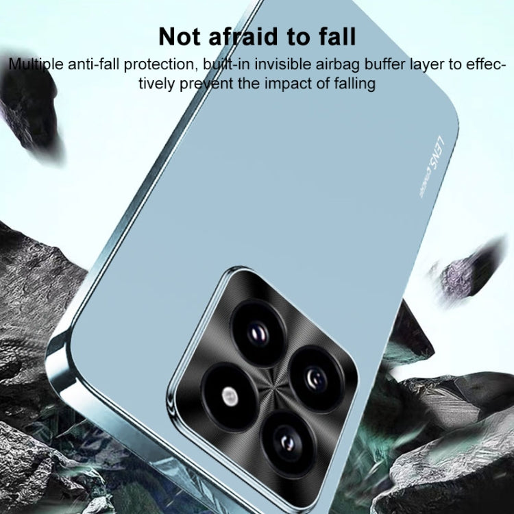 For Xiaomi Redmi K70 Pro AG Frosted Electroplating Acrylic Phone Case(Black) - Xiaomi Cases by PMC Jewellery | Online Shopping South Africa | PMC Jewellery | Buy Now Pay Later Mobicred