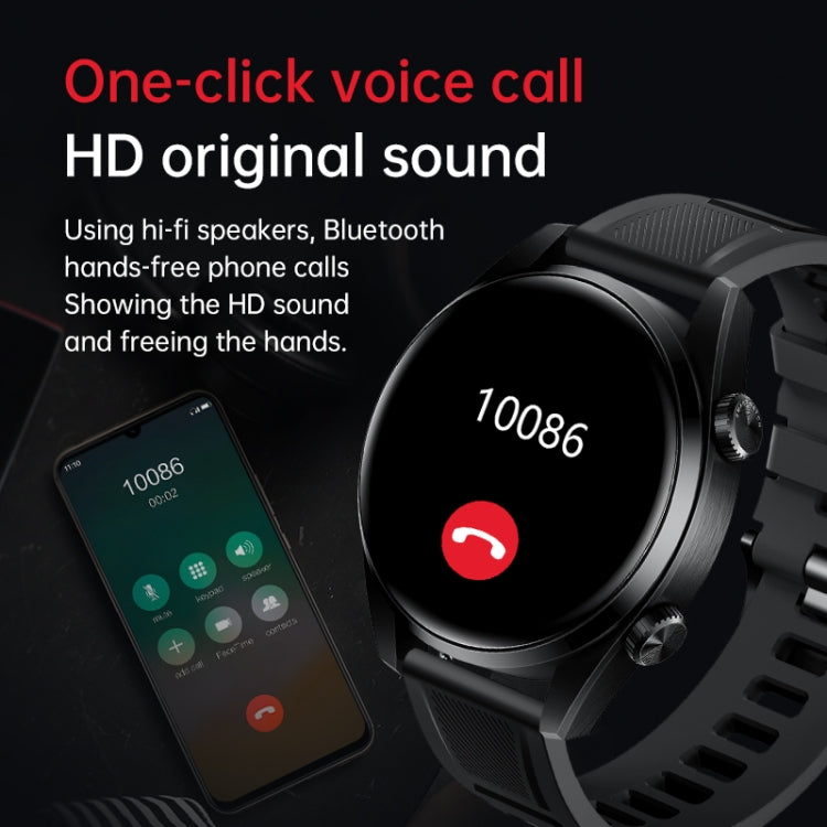 WS-11 1.43 inch IP67 Sport Smart Watch, Support Bluetooth Call / Sleep / Blood Oxygen / Heart Rate / Blood Pressure Health Monitor(Black) - Smart Watches by PMC TechLife | Online Shopping South Africa | PMC TechLife | Buy Now Pay Later Mobicred