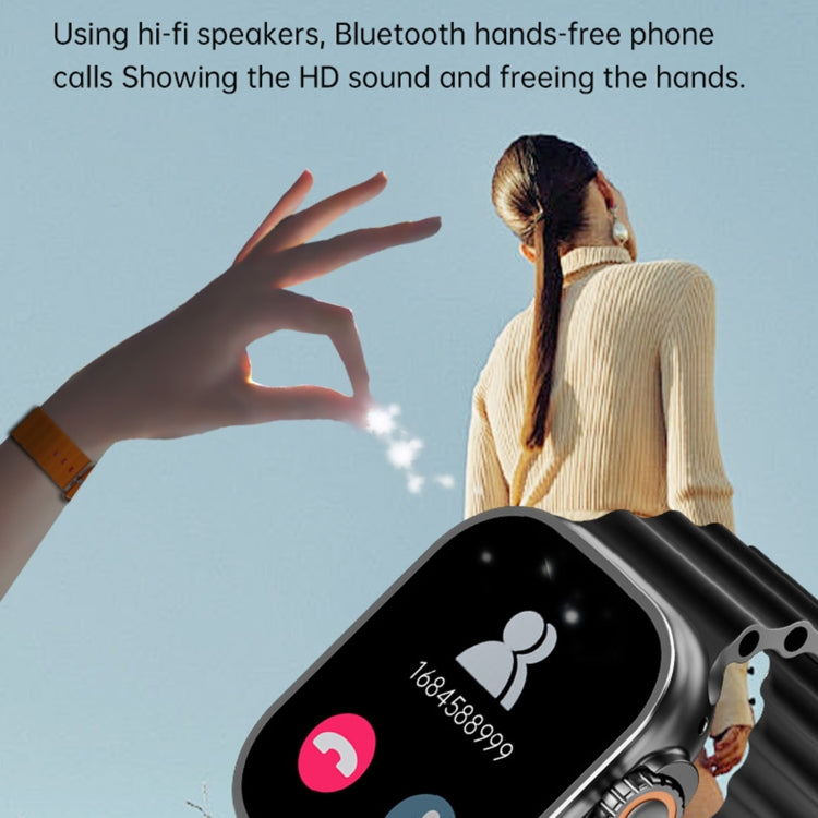 WS12 ULTRA 2 2.2 inch Sport Smart Watch, Support Payment Code / Bluetooth Call / Sleep / Blood Oxygen / Heart Rate / Blood Pressure Health Monitor(Black) - Smart Watches by PMC TechLife | Online Shopping South Africa | PMC TechLife | Buy Now Pay Later Mobicred