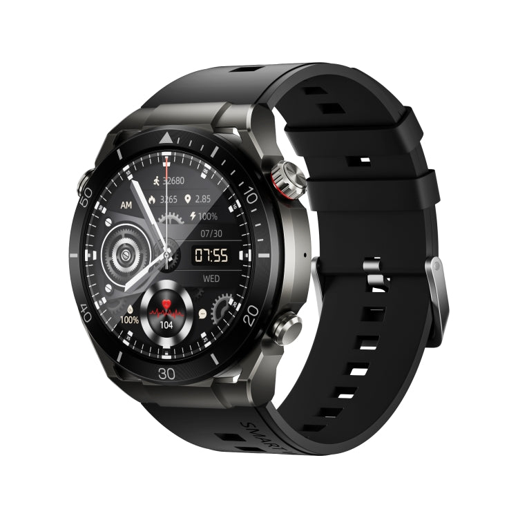 WS-20 1.43 inch IP67 Sport Smart Watch Support Bluetooth Call / Sleep / Blood Oxygen / Heart Rate / Blood Pressure Health Monitor, Silicone Strap(Black) - Smart Watches by PMC TechLife | Online Shopping South Africa | PMC TechLife | Buy Now Pay Later Mobicred