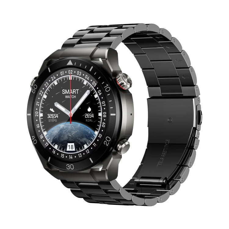 WS-20 1.43 inch IP67 Sport Smart Watch Support Bluetooth Call / Sleep / Blood Oxygen / Heart Rate / Blood Pressure Health Monitor, Steel Strap(Black) - Smart Watches by PMC TechLife | Online Shopping South Africa | PMC TechLife | Buy Now Pay Later Mobicred