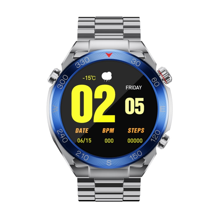 WS-20 1.43 inch IP67 Sport Smart Watch Support Bluetooth Call / Sleep / Blood Oxygen / Heart Rate / Blood Pressure Health Monitor, Steel Strap(Silver) - Smart Watches by PMC TechLife | Online Shopping South Africa | PMC TechLife | Buy Now Pay Later Mobicred
