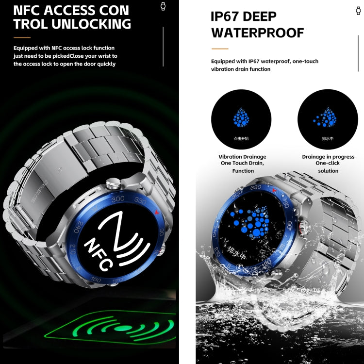 WS-20 1.43 inch IP67 Sport Smart Watch Support Bluetooth Call / Sleep / Blood Oxygen / Heart Rate / Blood Pressure Health Monitor, Silicone Strap(Silver) - Smart Watches by PMC TechLife | Online Shopping South Africa | PMC TechLife | Buy Now Pay Later Mobicred