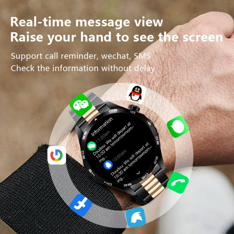 WS-26 1.52 inch IP67 Sport Smart Watch Support Bluetooth Call / Sleep / Blood Oxygen / Heart Rate / Blood Pressure Health Monitor, Leather Strap(Silver) - Smart Watches by PMC TechLife | Online Shopping South Africa | PMC TechLife | Buy Now Pay Later Mobicred