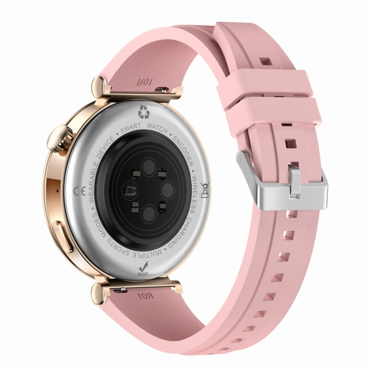 WS520 1.28 inch IP67 Sport Smart Watch, Support Bluetooth Call / Sleep / Blood Oxygen / Heart Rate / Blood Pressure Health Monitor(Rose Gold+Pink) - Smart Watches by PMC TechLife | Online Shopping South Africa | PMC TechLife | Buy Now Pay Later Mobicred