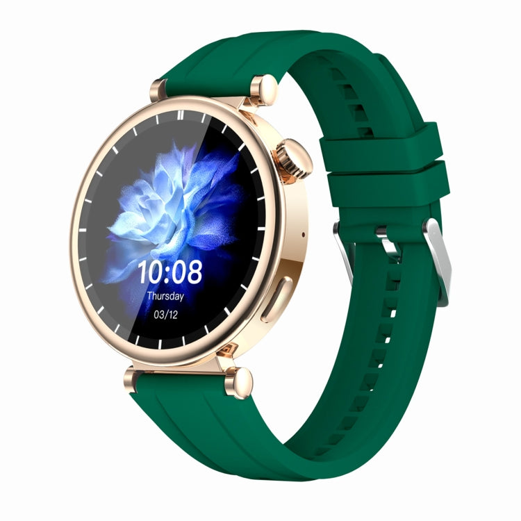 WS520 1.28 inch IP67 Sport Smart Watch, Support Bluetooth Call / Sleep / Blood Oxygen / Heart Rate / Blood Pressure Health Monitor(Rose Gold+Green) - Smart Watches by PMC TechLife | Online Shopping South Africa | PMC TechLife | Buy Now Pay Later Mobicred