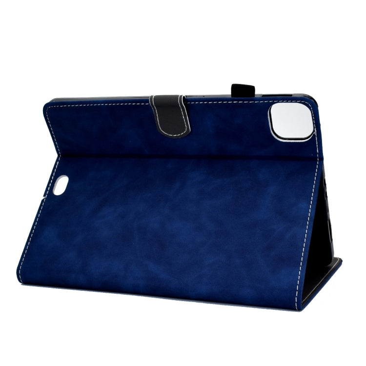 For iPad Pro 11 2024 Cowhide Texture Tablet Leather Smart Case(Blue) - iPad Pro 11 2024 Cases by PMC TechLife | Online Shopping South Africa | PMC TechLife | Buy Now Pay Later Mobicred