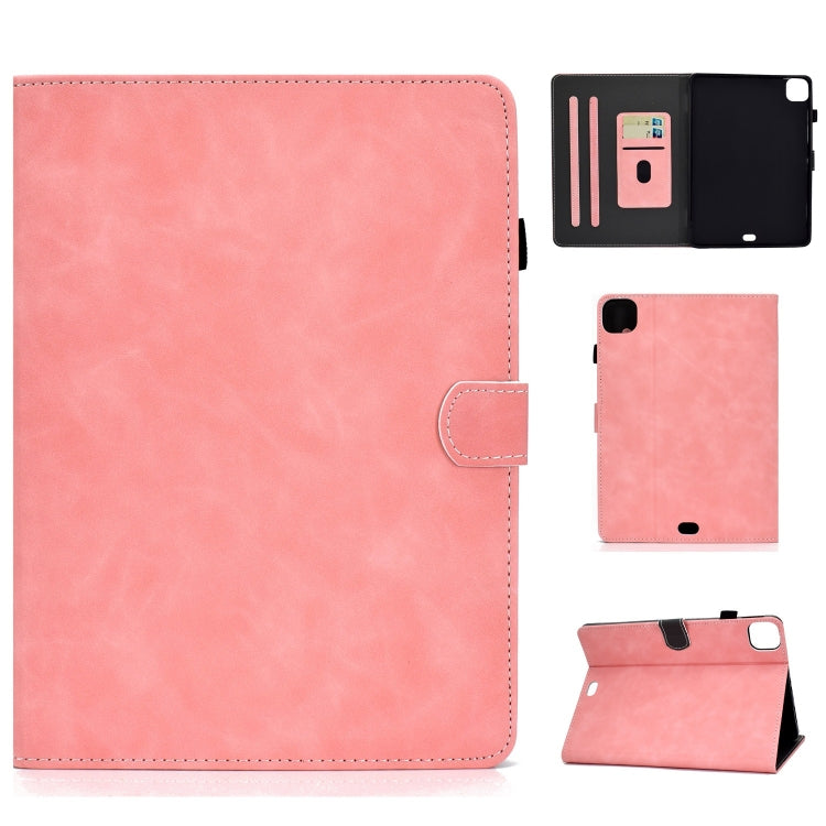 For iPad Pro 11 2024 Cowhide Texture Tablet Leather Smart Case(Rose Gold) - iPad Pro 11 2024 Cases by PMC TechLife | Online Shopping South Africa | PMC TechLife | Buy Now Pay Later Mobicred