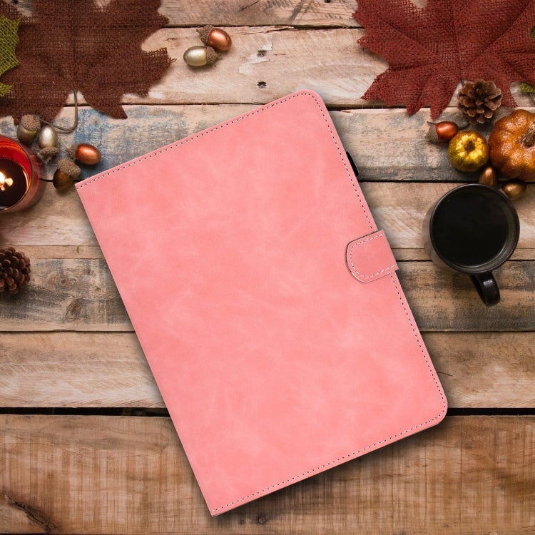 For iPad Pro 11 2024 Cowhide Texture Tablet Leather Smart Case(Rose Gold) - iPad Pro 11 2024 Cases by PMC TechLife | Online Shopping South Africa | PMC TechLife | Buy Now Pay Later Mobicred