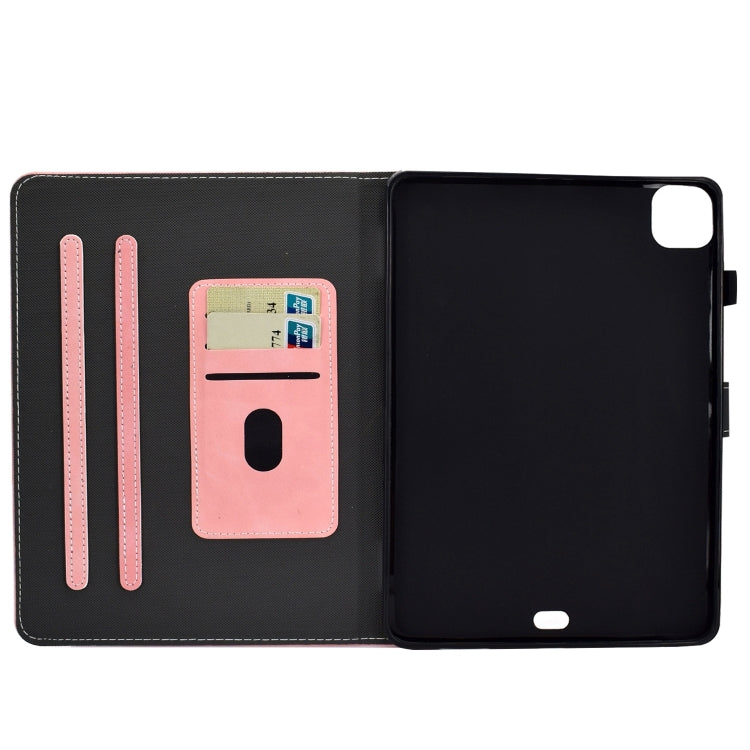 For iPad Pro 11 2024 Cowhide Texture Tablet Leather Smart Case(Rose Gold) - iPad Pro 11 2024 Cases by PMC TechLife | Online Shopping South Africa | PMC TechLife | Buy Now Pay Later Mobicred
