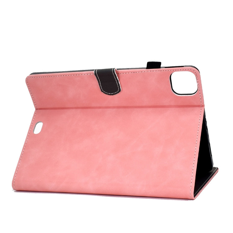 For iPad Pro 11 2024 Cowhide Texture Tablet Leather Smart Case(Rose Gold) - iPad Pro 11 2024 Cases by PMC TechLife | Online Shopping South Africa | PMC TechLife | Buy Now Pay Later Mobicred