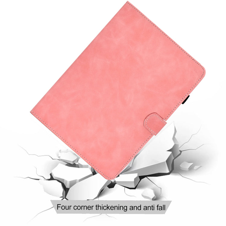 For iPad Pro 11 2024 Cowhide Texture Tablet Leather Smart Case(Rose Gold) - iPad Pro 11 2024 Cases by PMC TechLife | Online Shopping South Africa | PMC TechLife | Buy Now Pay Later Mobicred