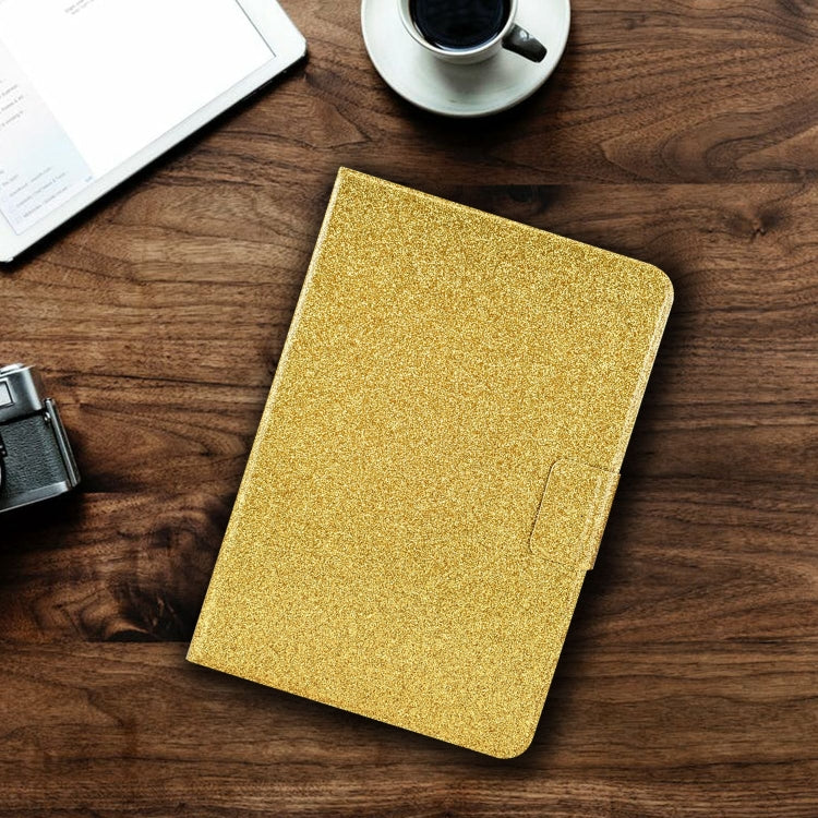 For iPad Pro 11 2024 Varnish Glitter Powder Smart Leather Tablet Case(Yellow) - iPad Pro 11 2024 Cases by PMC TechLife | Online Shopping South Africa | PMC TechLife | Buy Now Pay Later Mobicred