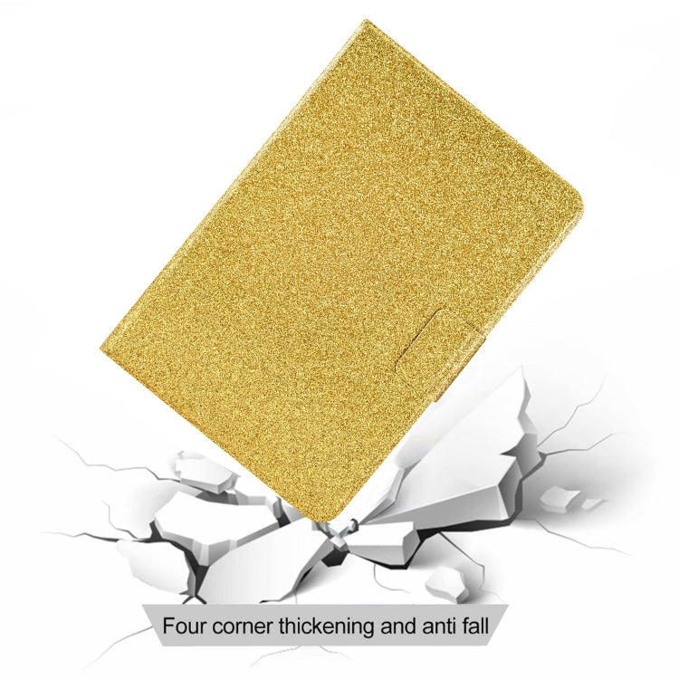 For iPad Pro 11 2024 Varnish Glitter Powder Smart Leather Tablet Case(Yellow) - iPad Pro 11 2024 Cases by PMC TechLife | Online Shopping South Africa | PMC TechLife | Buy Now Pay Later Mobicred