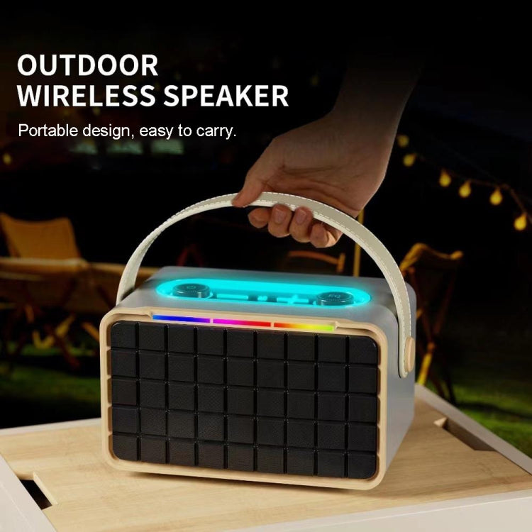 NewRixing NR8801 15W Portable Outdoor Bluetooth Speaker TWS Stereo Speaker(Black) - free shipping - PMC Jewellery - Order now!