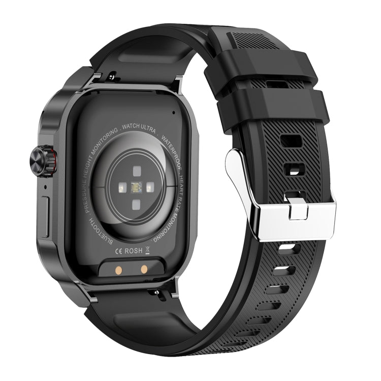 G40S 2.06 inch IP67 BT5.2 Sport Smart Watch, Support Bluetooth Call / Sleep / Blood Oxygen / Heart Rate / Blood Pressure Health Monitor(Black) - Smart Watches by PMC TechLife | Online Shopping South Africa | PMC TechLife | Buy Now Pay Later Mobicred
