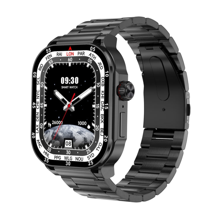 G40S 2.06 inch IP67 BT5.2 Sport Smart Watch, Support Bluetooth Call / Sleep / Blood Oxygen / Heart Rate / Blood Pressure Health Monitor(Black) - Smart Watches by PMC TechLife | Online Shopping South Africa | PMC TechLife | Buy Now Pay Later Mobicred