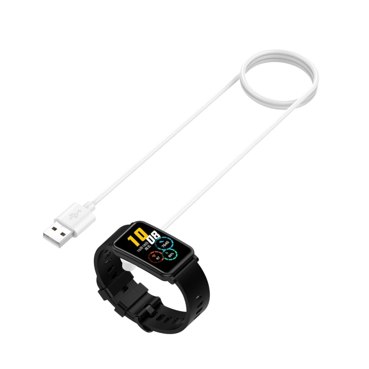 For Huawei Watch Fit3 / Honor Choice Haylou Watch USB Port Watch Charging Cable, Without Chip(White) - Charger by PMC TechLife | Online Shopping South Africa | PMC TechLife | Buy Now Pay Later Mobicred