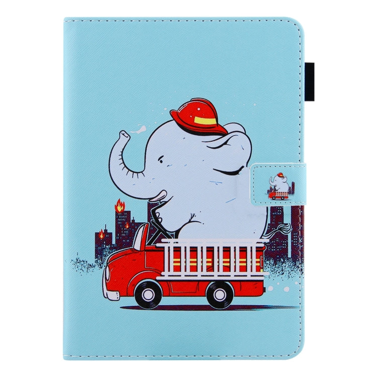 For iPad Pro 11 2024 Colored Drawing Leather Smart Tablet Case(Fire Elephant) - iPad Pro 11 2024 Cases by PMC TechLife | Online Shopping South Africa | PMC TechLife | Buy Now Pay Later Mobicred