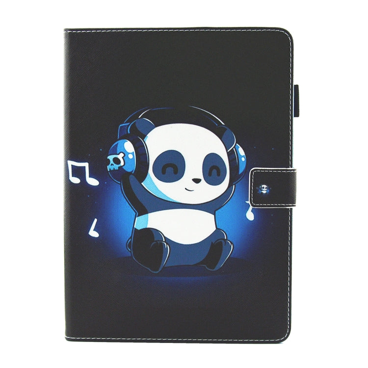For iPad Pro 11 2024 Colored Drawing Leather Smart Tablet Case(Music Panda) - iPad Pro 11 2024 Cases by PMC TechLife | Online Shopping South Africa | PMC TechLife | Buy Now Pay Later Mobicred