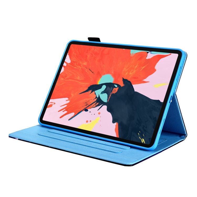 For iPad Pro 11 2024 Colored Drawing Leather Smart Tablet Case(Never Stop) - iPad Pro 11 2024 Cases by PMC TechLife | Online Shopping South Africa | PMC TechLife | Buy Now Pay Later Mobicred