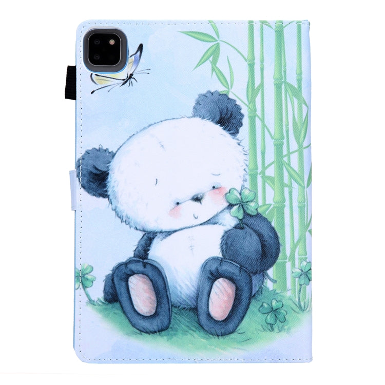 For iPad Pro 11 2024 Colored Drawing Leather Smart Tablet Case(Panda) - iPad Pro 11 2024 Cases by PMC TechLife | Online Shopping South Africa | PMC TechLife | Buy Now Pay Later Mobicred