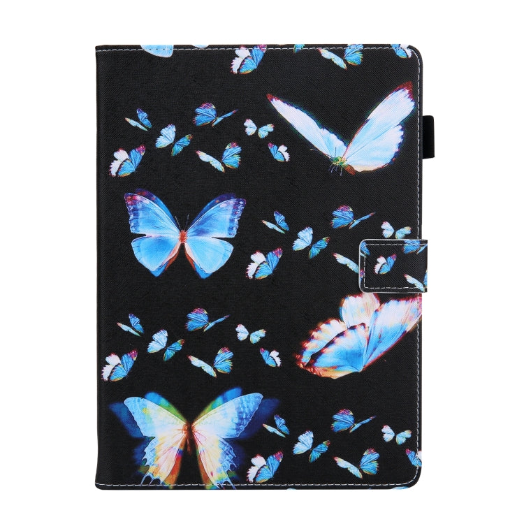 For iPad Pro 11 2024 Colored Drawing Leather Smart Tablet Case(Dream Blue Butterfly) - iPad Pro 11 2024 Cases by PMC TechLife | Online Shopping South Africa | PMC TechLife | Buy Now Pay Later Mobicred