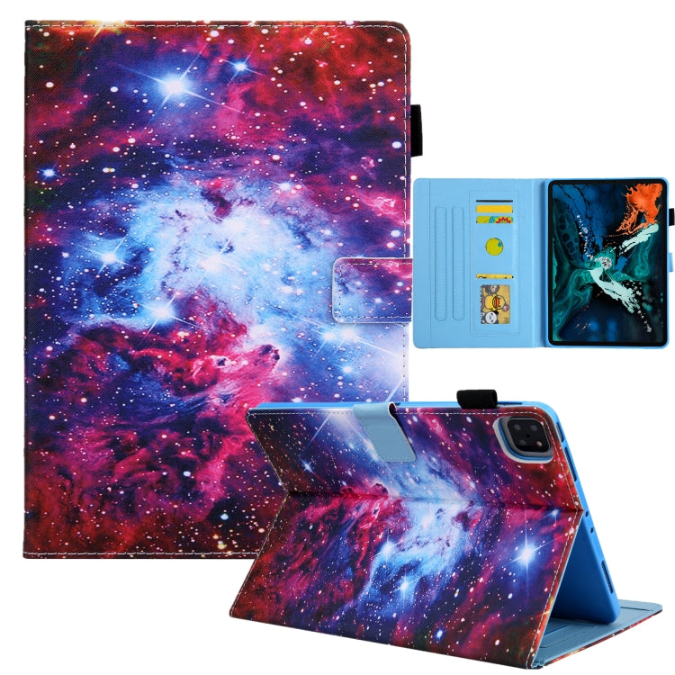 For iPad Pro 11 2024 Colored Drawing Leather Smart Tablet Case(Starry Sky) - iPad Pro 11 2024 Cases by PMC TechLife | Online Shopping South Africa | PMC TechLife | Buy Now Pay Later Mobicred