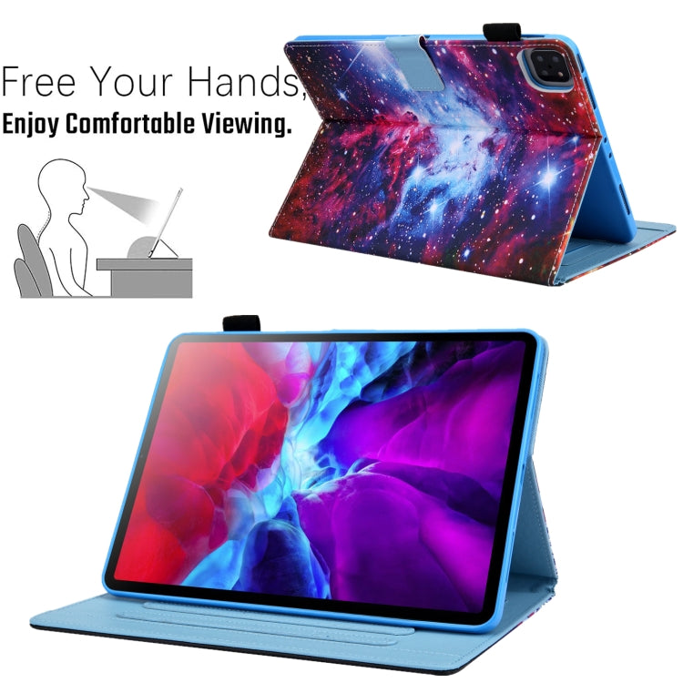 For iPad Pro 11 2024 Colored Drawing Leather Smart Tablet Case(Starry Sky) - iPad Pro 11 2024 Cases by PMC TechLife | Online Shopping South Africa | PMC TechLife | Buy Now Pay Later Mobicred