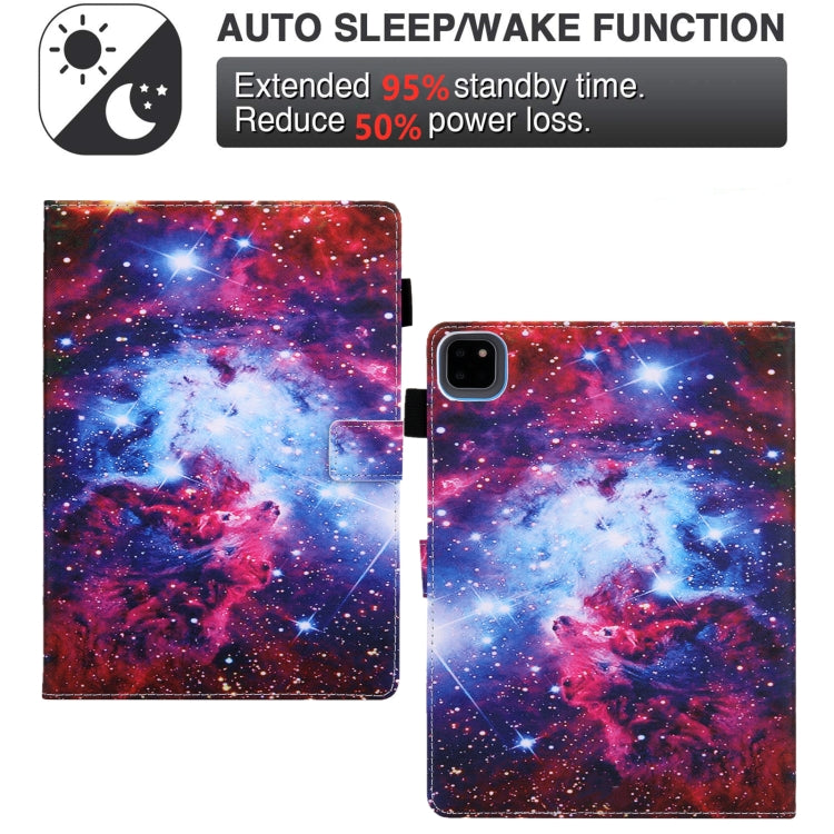 For iPad Pro 11 2024 Colored Drawing Leather Smart Tablet Case(Starry Sky) - iPad Pro 11 2024 Cases by PMC TechLife | Online Shopping South Africa | PMC TechLife | Buy Now Pay Later Mobicred