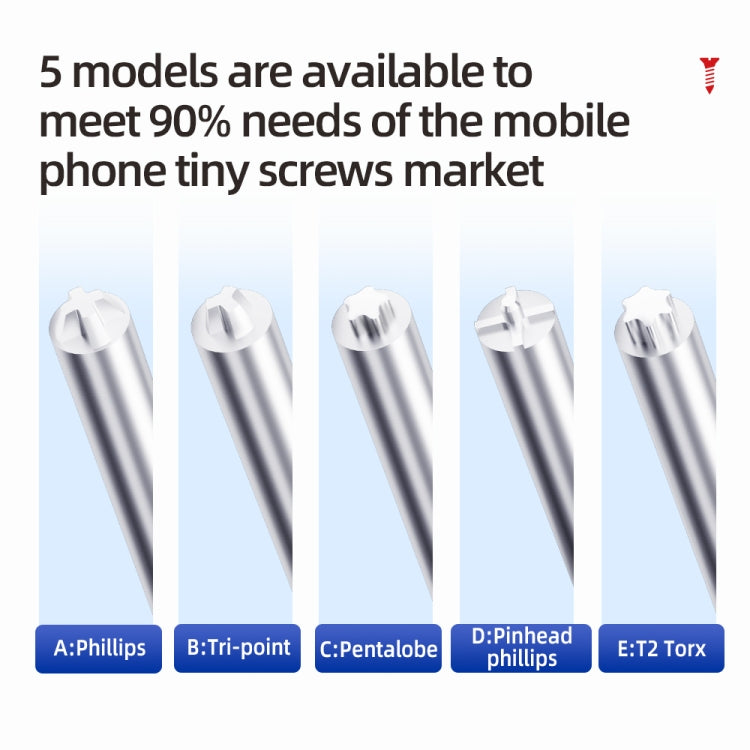 QianLi iWhale Special S2 Steel Magnetic Torque 3D Screwdriver, Model:B Tri-point 0.35 - Screwdriver by QIANLI | Online Shopping South Africa | PMC TechLife | Buy Now Pay Later Mobicred