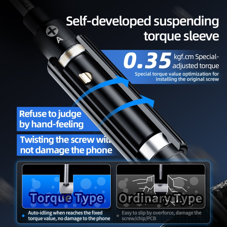 QianLi iWhale Special S2 Steel Magnetic Torque 3D Screwdriver, Model:D Pinhead Phillips 0.35 - free shipping - PMC TechLife - Order now!
