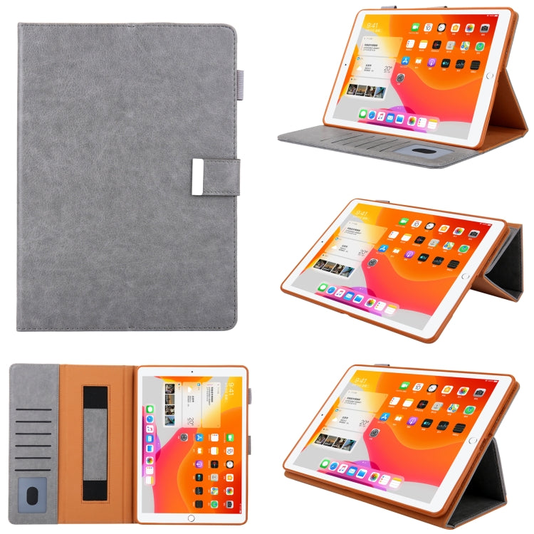 For iPad Pro 11 2024 Business Style Horizontal Flip Leather Smart Tablet Case with Holder(Grey) - iPad Pro 11 2024 Cases by PMC TechLife | Online Shopping South Africa | PMC TechLife | Buy Now Pay Later Mobicred