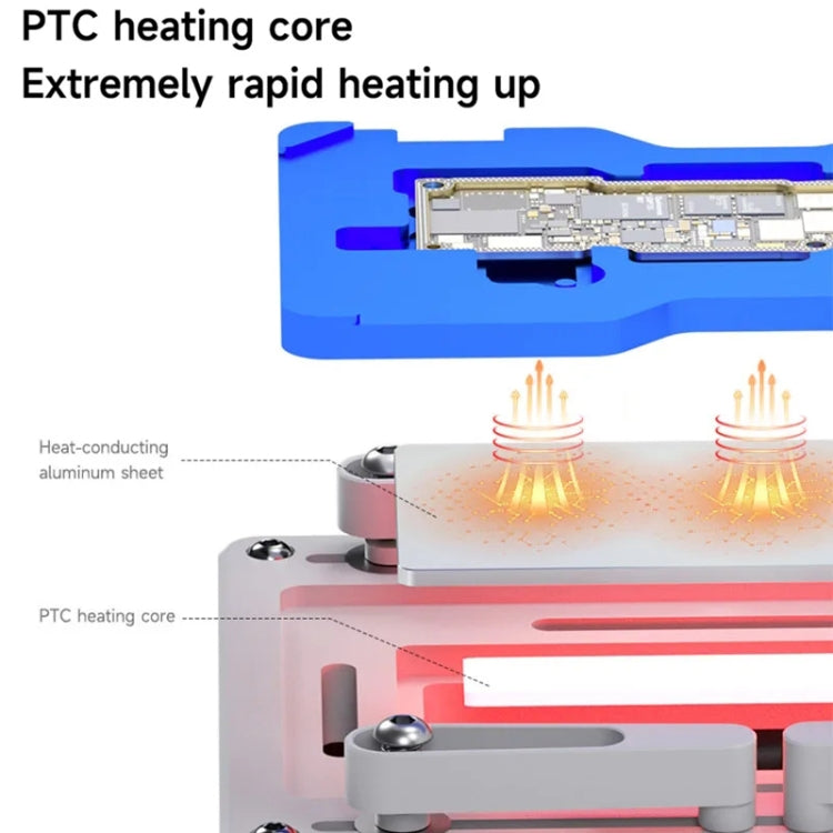 Mechanic Heat Air Intelligent Motherboard Layered Desoldering Station For iPhone X-15 Series, EU Plug - free shipping - PMC TechLife - Order now!