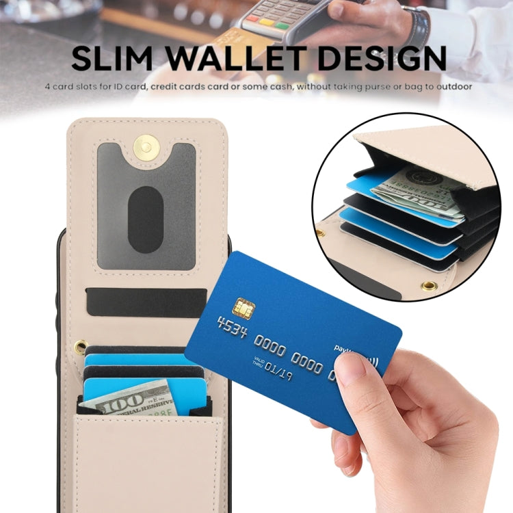 For Samsung Galaxy S24 5G YM015 Crossbody Rhombic Card Bag RFID Phone Case(White) - Galaxy S24 5G Cases by PMC Jewellery | Online Shopping South Africa | PMC Jewellery | Buy Now Pay Later Mobicred