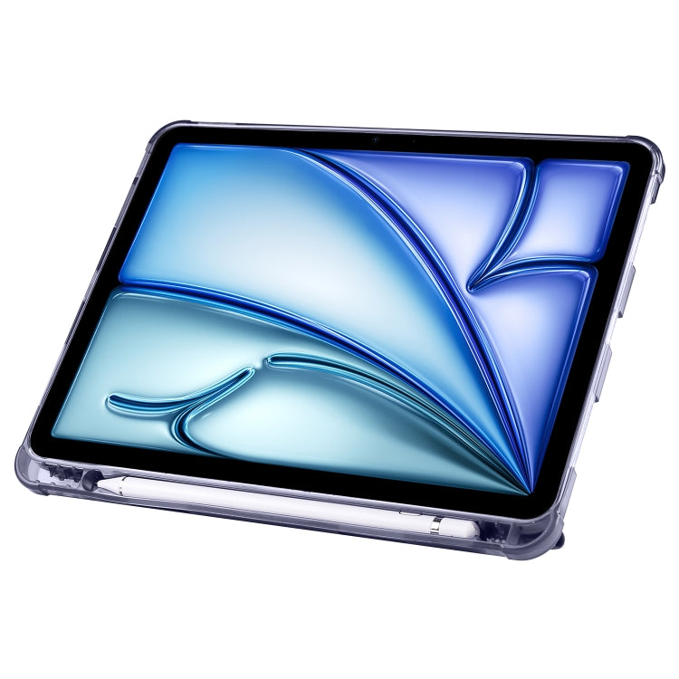 For iPad Air 11 2025 / 2024 Multi-folding TPU Leather Smart Tablet Case with Pen Slot(Lavender Purple) - iPad Air 11 2025 / 2024 Cases by PMC TechLife | Online Shopping South Africa | PMC TechLife | Buy Now Pay Later Mobicred