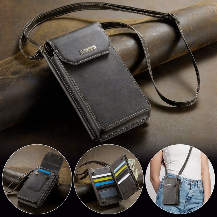 CaseMe Me40 Vertical Multifunctional Shoulder Crossbody Phone Bag(Coffee) - free shipping - PMC Jewellery - Order now!