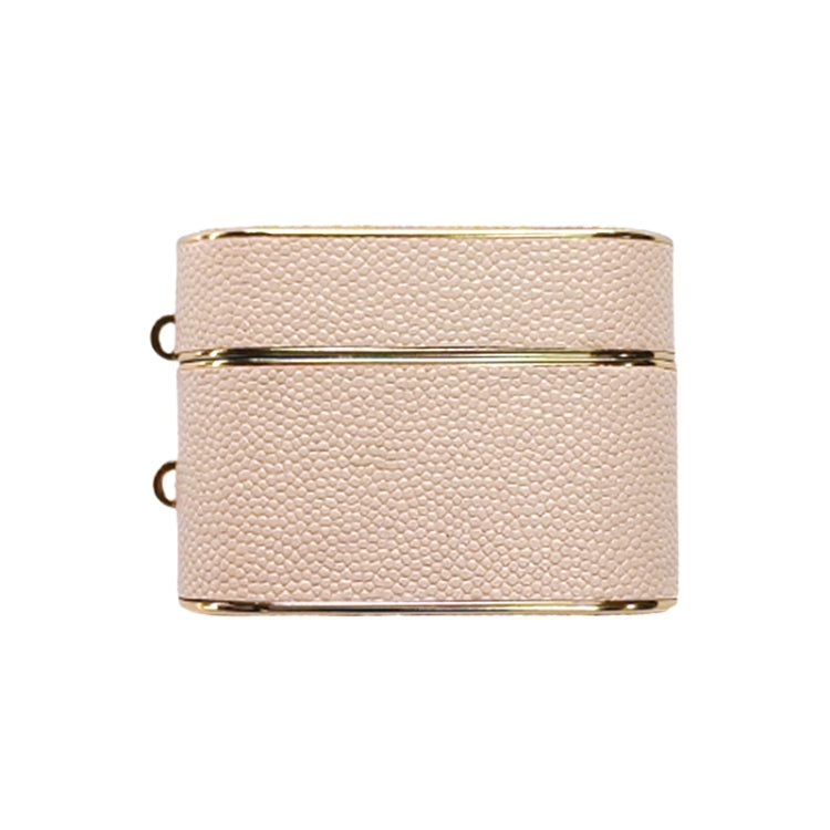 For AirPods Pro 2 Cylindrical Ball Texture Bluetooth Earphone Protective Case(Khaki) - For AirPods Pro 2 by PMC Jewellery | Online Shopping South Africa | PMC Jewellery | Buy Now Pay Later Mobicred