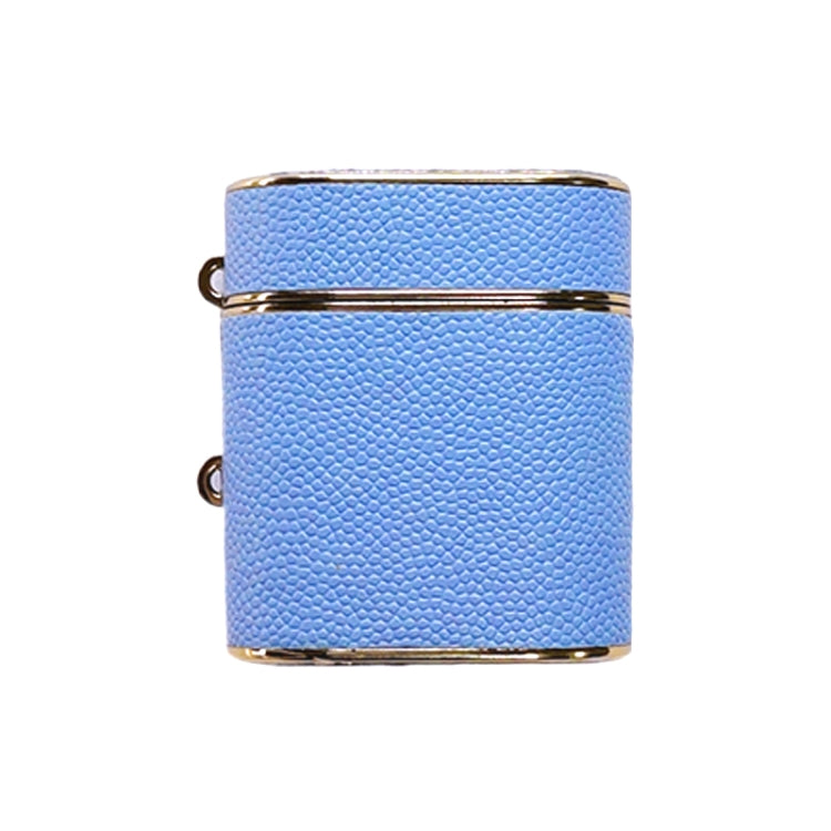 For AirPods 2 / 1 Cylindrical Ball Texture Bluetooth Earphone Protective Case(Sky Blue) - For AirPods 1/2 by PMC Jewellery | Online Shopping South Africa | PMC Jewellery | Buy Now Pay Later Mobicred