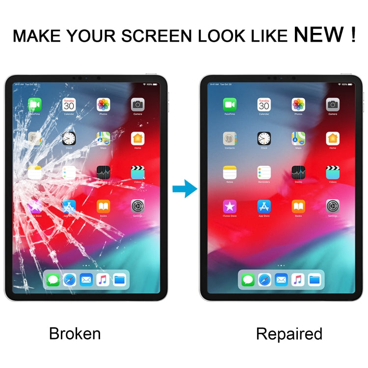 For iPad Pro 11 2018 2020 Front Screen Outer Glass Lens with OCA Optically Clear Adhesive(Black) - 11 inch 2020 by PMC TechLife | Online Shopping South Africa | PMC TechLife | Buy Now Pay Later Mobicred