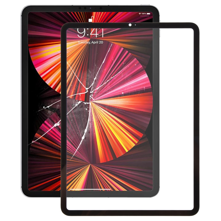 For iPad Pro 11 2021 2022 Front Screen Outer Glass Lens with OCA Optically Clear Adhesive(Black) - 11 inch 2022 by PMC TechLife | Online Shopping South Africa | PMC TechLife | Buy Now Pay Later Mobicred