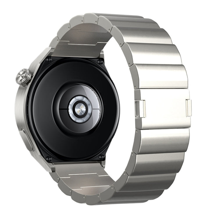 22mm One-Bead Magnetic Buckle Titanium Metal Watch Band(Titanium Color) - free shipping - PMc TechLife - Order now!